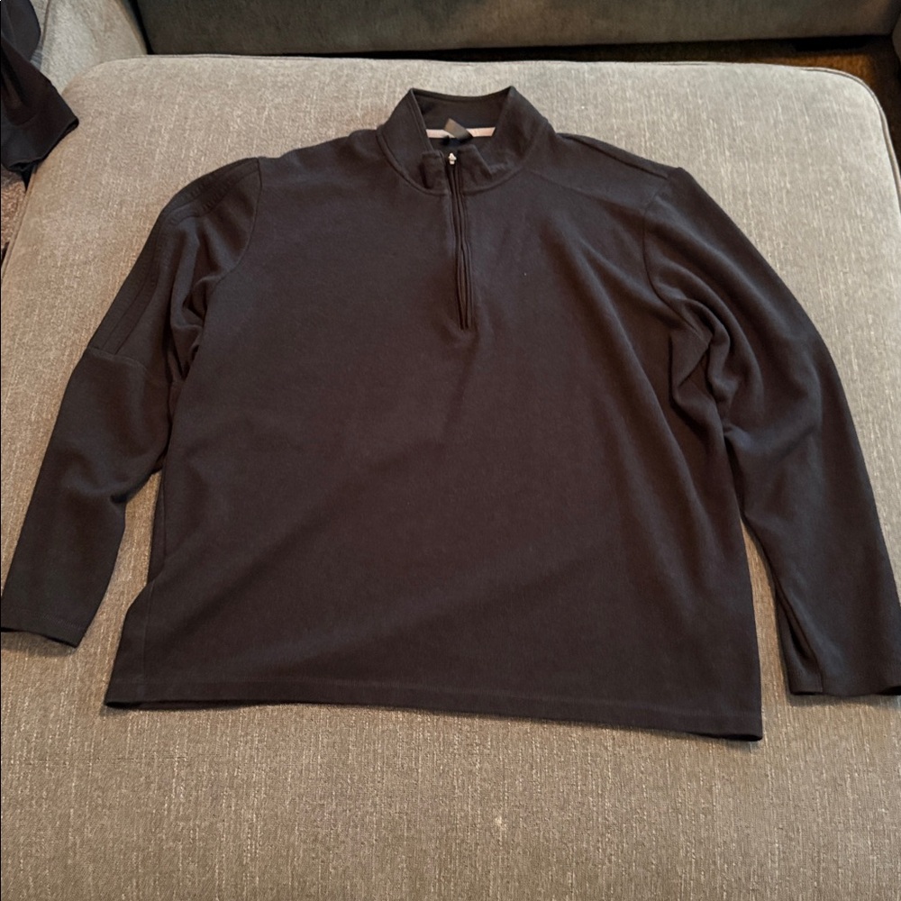 Adidas Golf Men's Black Quarter-Zip Shirt